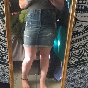 Denim skirt